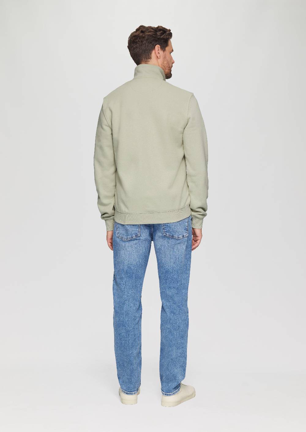 S.Oliver Sweatjacke Mit Stehkragen