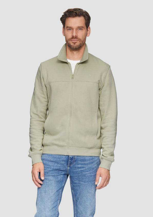 S.Oliver Sweatjacke mit Stehkragen