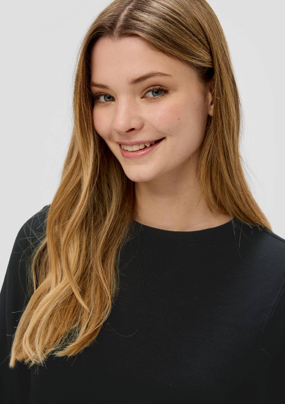 S.Oliver Sweatshirt Aus Interlockjersey