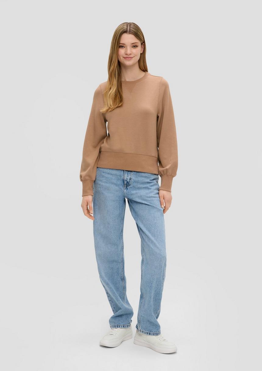 S.Oliver Sweatshirt Aus Interlockjersey