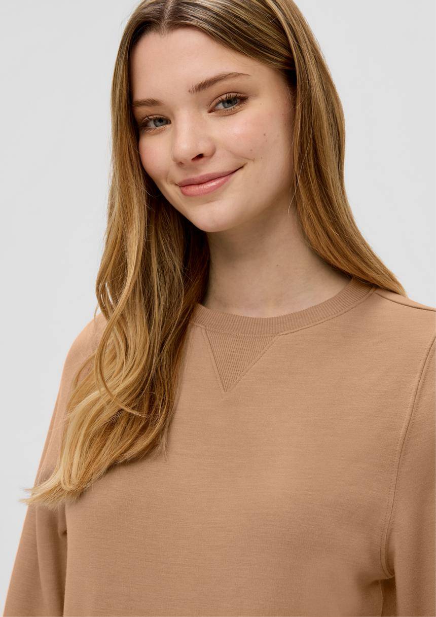 S.Oliver Sweatshirt Aus Interlockjersey