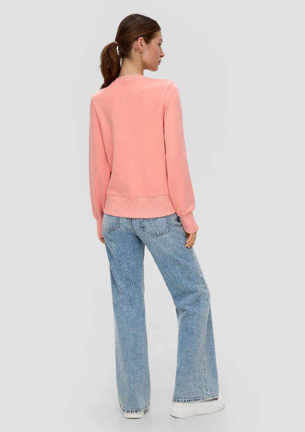 S.Oliver Sweatshirt Aus Interlockjersey