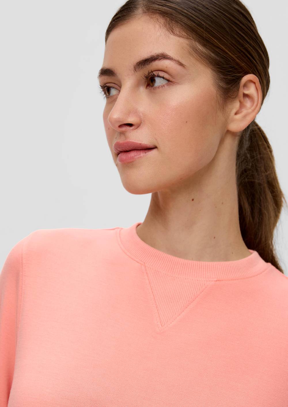 S.Oliver Sweatshirt Aus Interlockjersey