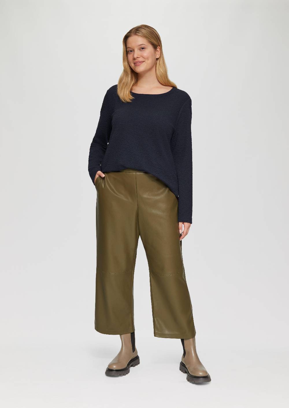 S.Oliver Sweatshirt Aus Jacquard