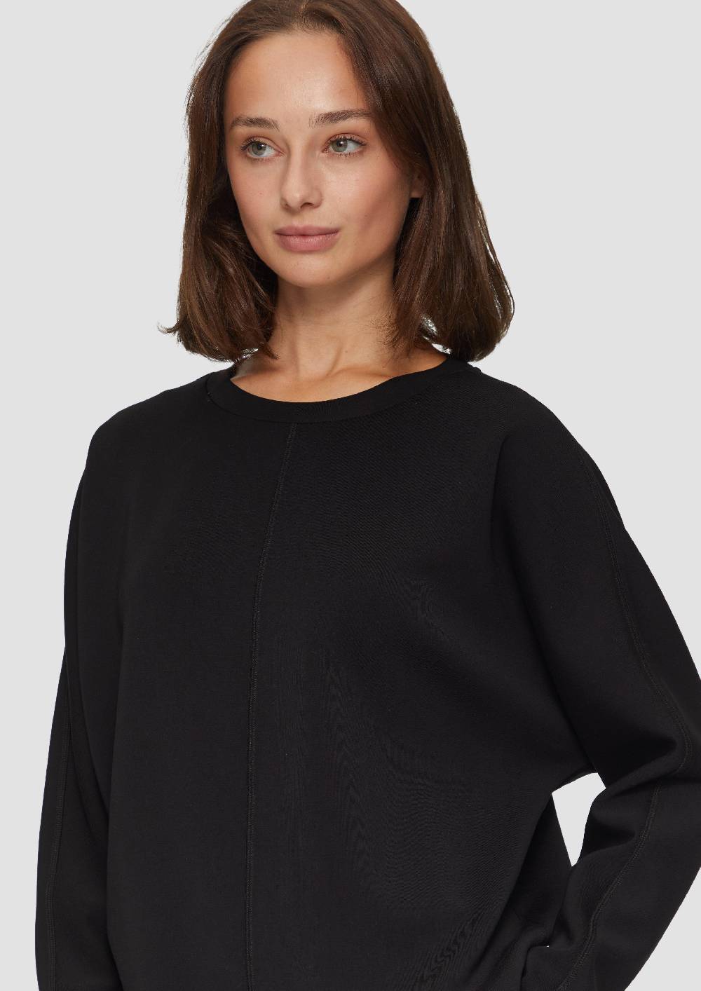 S.Oliver Sweatshirt Aus Scuba Mit Fledermausärmeln