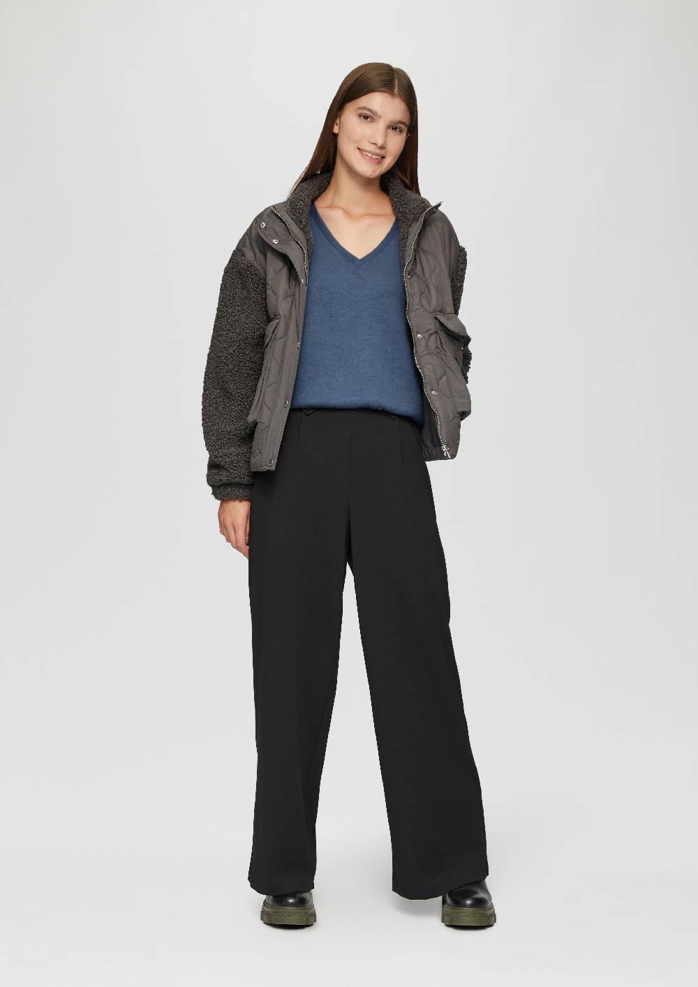 S.Oliver Sweatshirt Aus Weicher Viskose-Ware