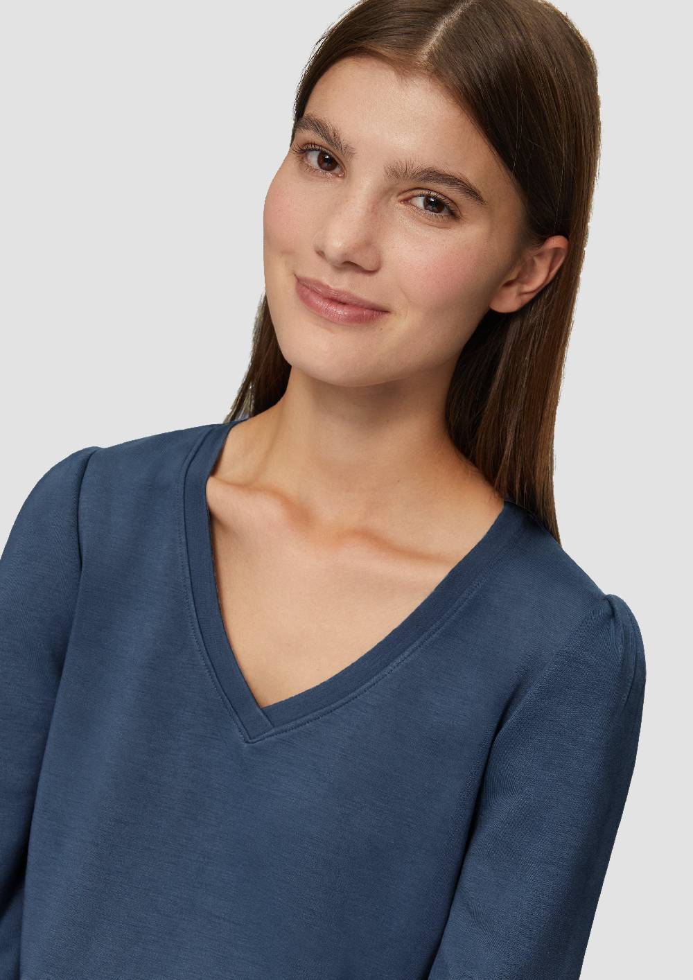 S.Oliver Sweatshirt Aus Weicher Viskose-Ware