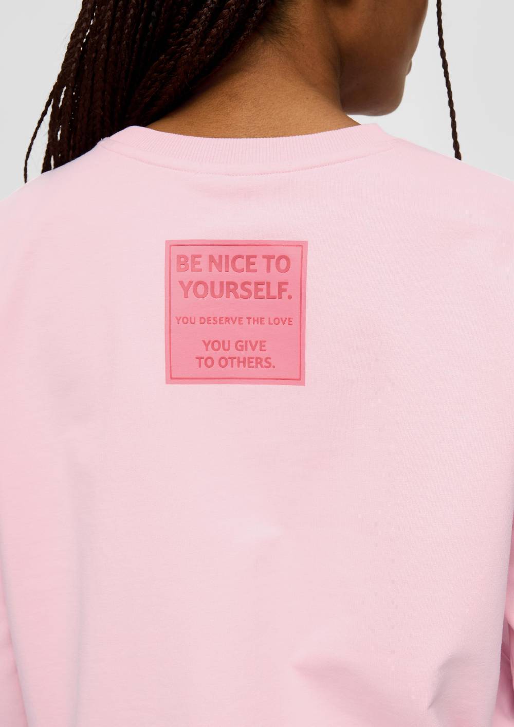 S.Oliver Sweatshirt Im Boxy Cut Mit Rückenprint