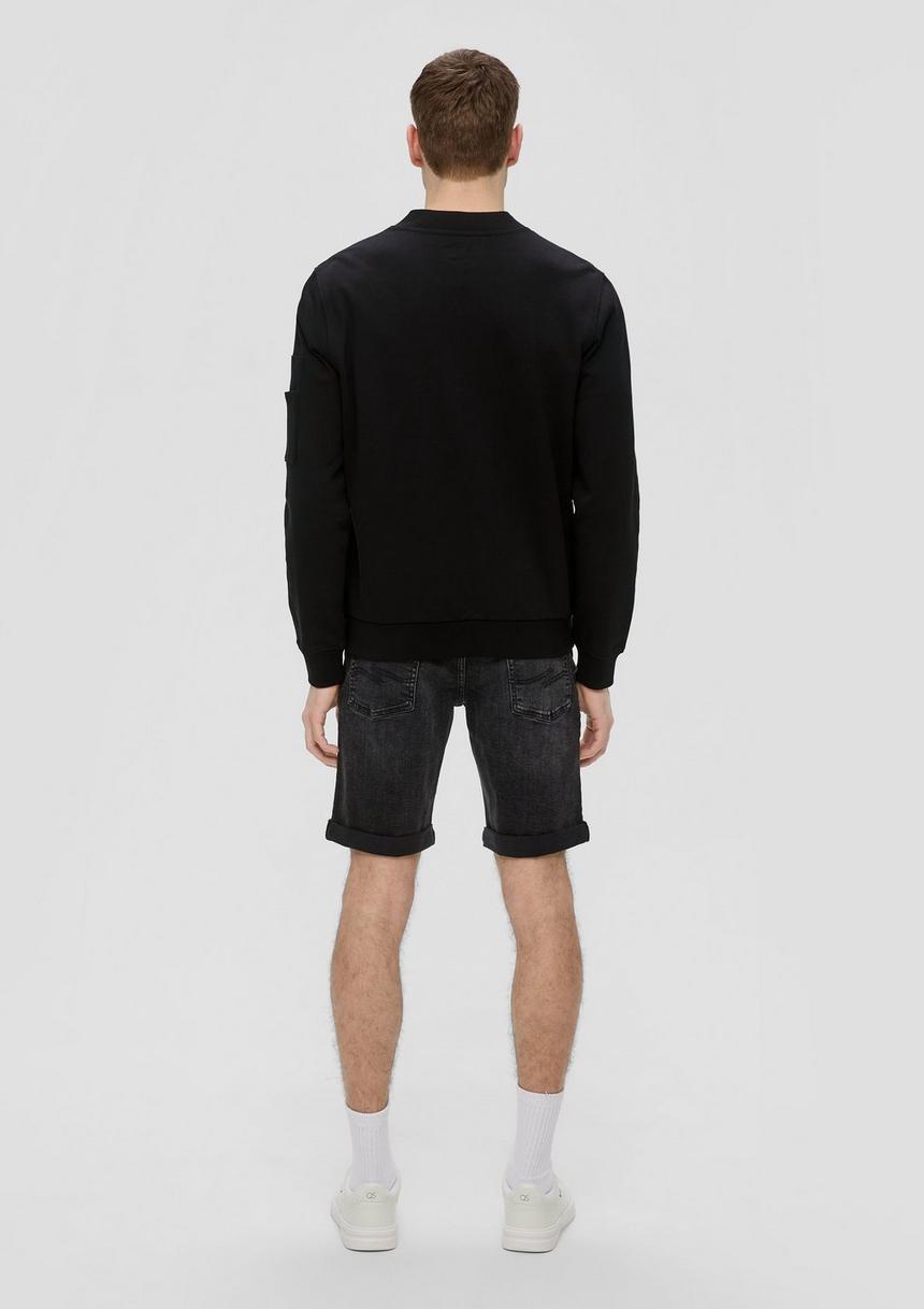 S.Oliver Sweatshirt-Jacke Mit Ärmeltasche