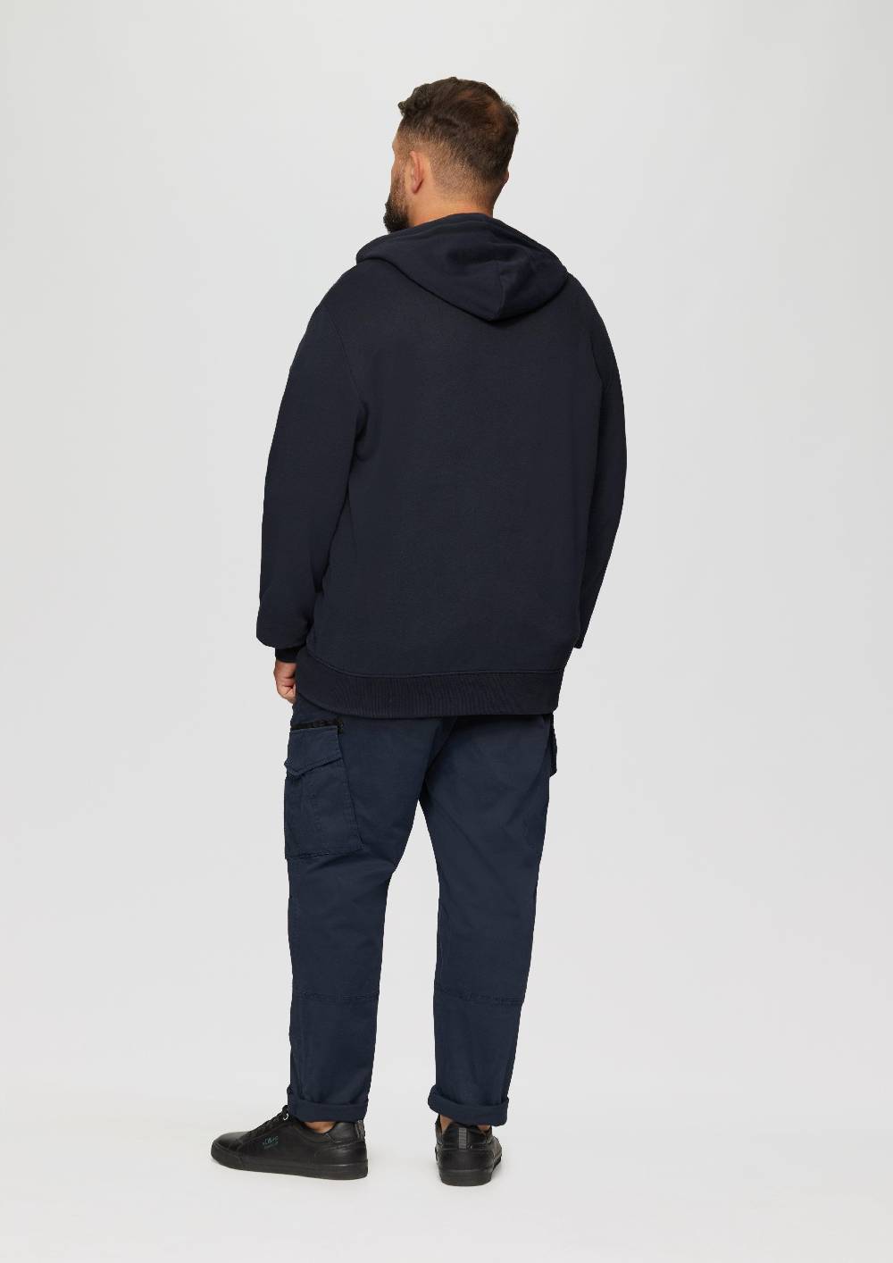 S.Oliver Sweatshirt-Jacke Mit Kapuze Und Logo