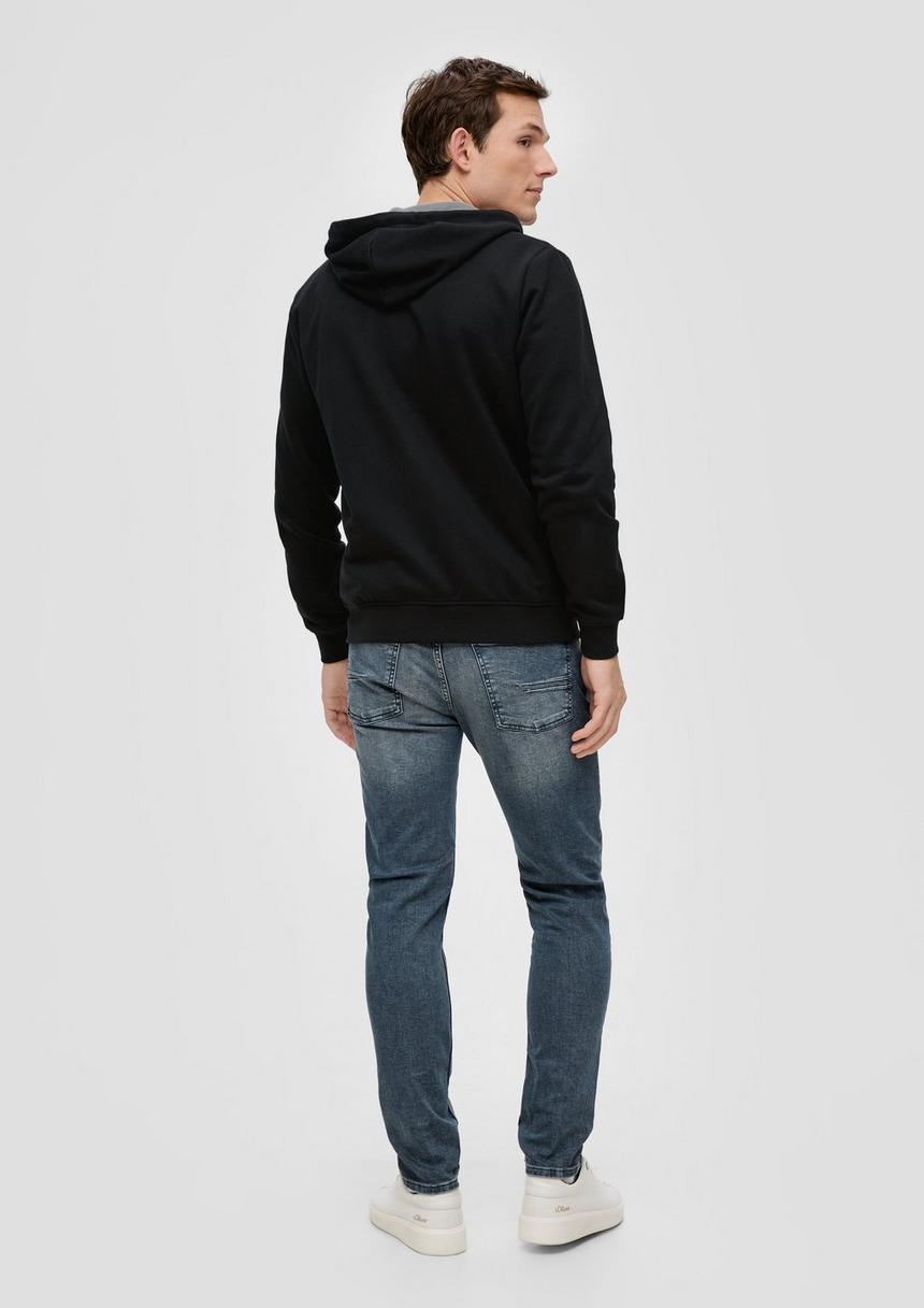 S.Oliver Sweatshirt-Jacke Mit Kapuze Und Logo