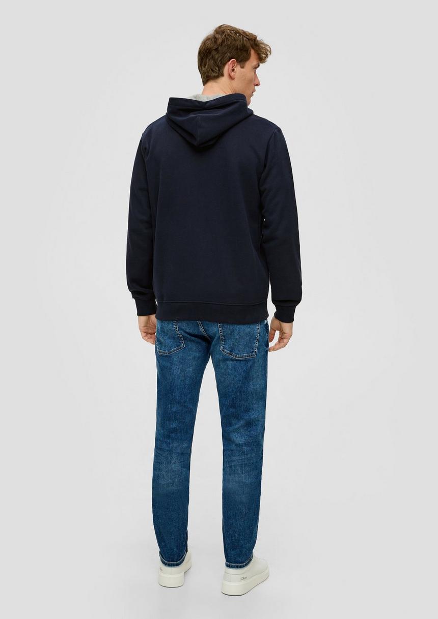 S.Oliver Sweatshirt-Jacke Mit Kapuze Und Logo