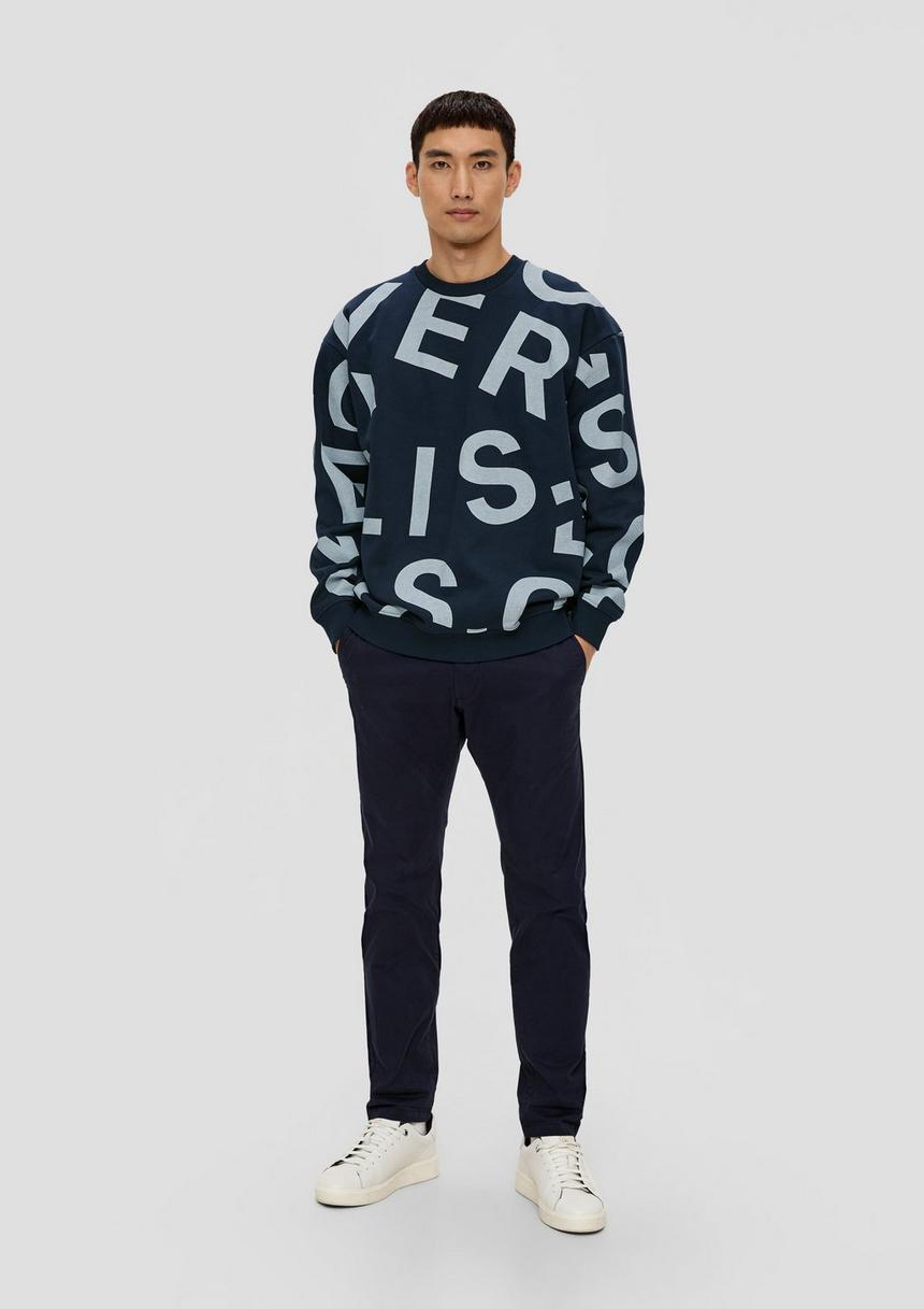 S.Oliver Sweatshirt Mit Allover-Print