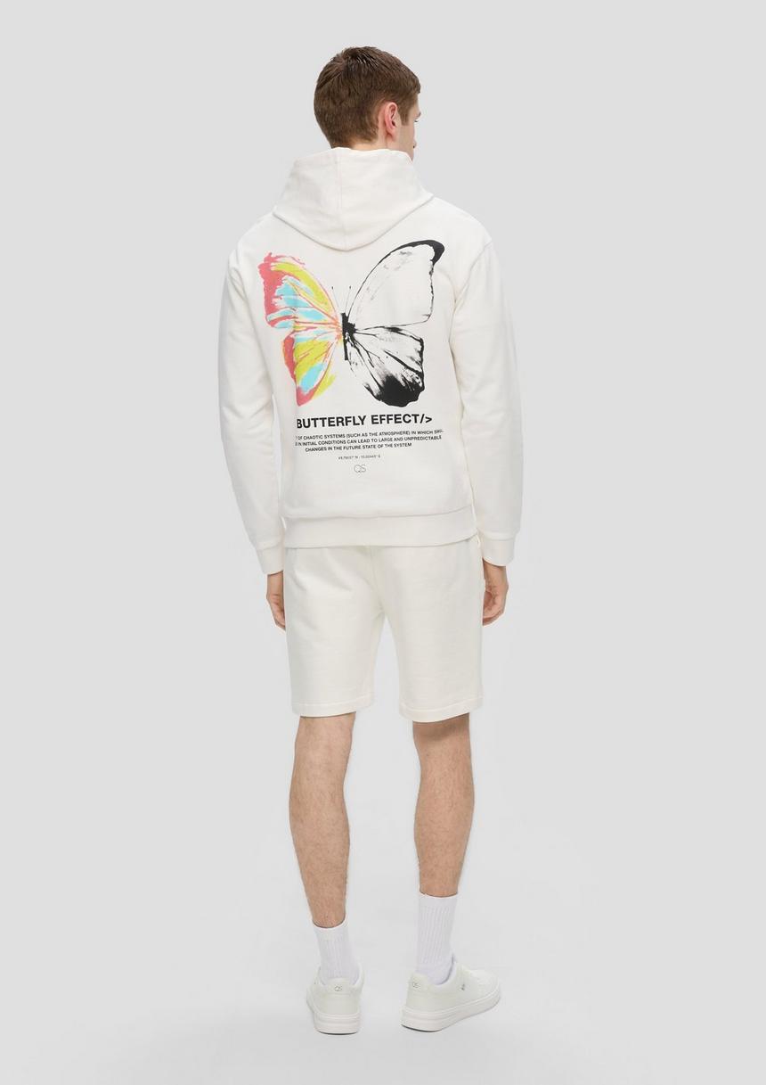 S.Oliver Sweatshirt Mit Brust- Und Rückenprint