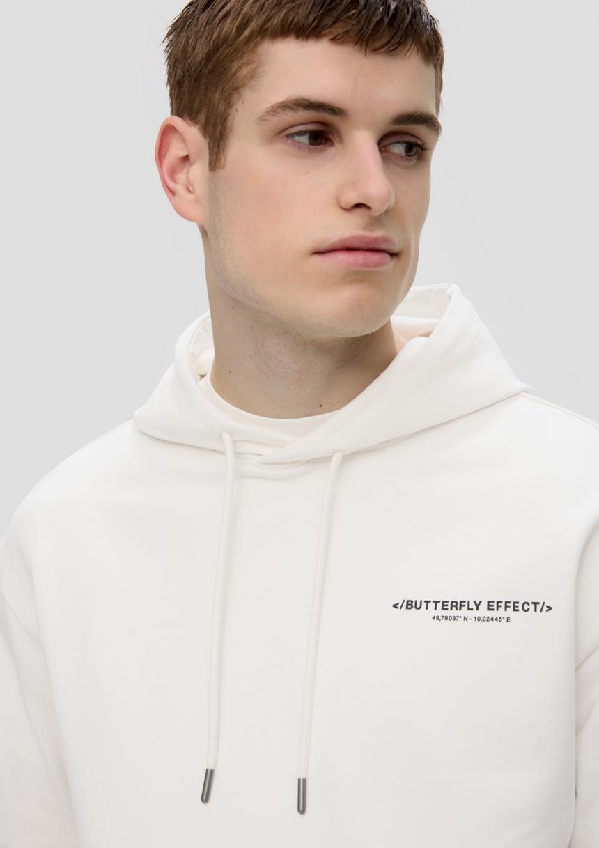 S.Oliver Sweatshirt Mit Brust- Und Rückenprint
