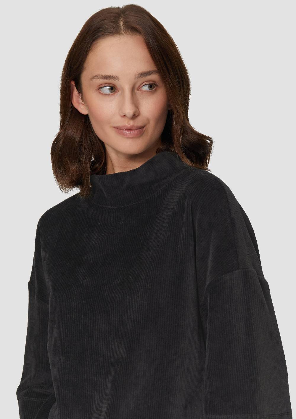 S.Oliver Sweatshirt Mit Cord-Struktur
