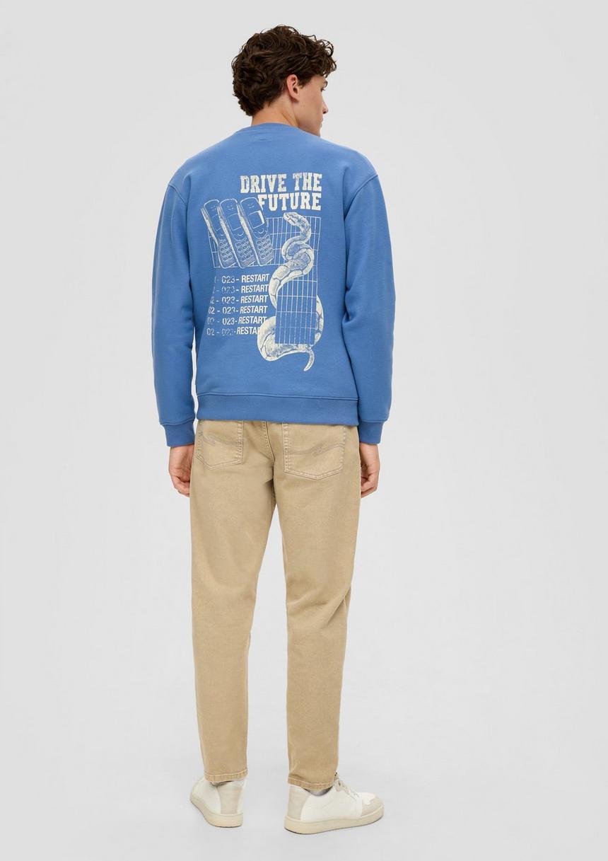 S.Oliver Sweatshirt Mit Großem Rückenprint
