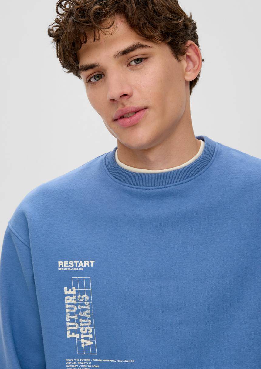 S.Oliver Sweatshirt Mit Großem Rückenprint