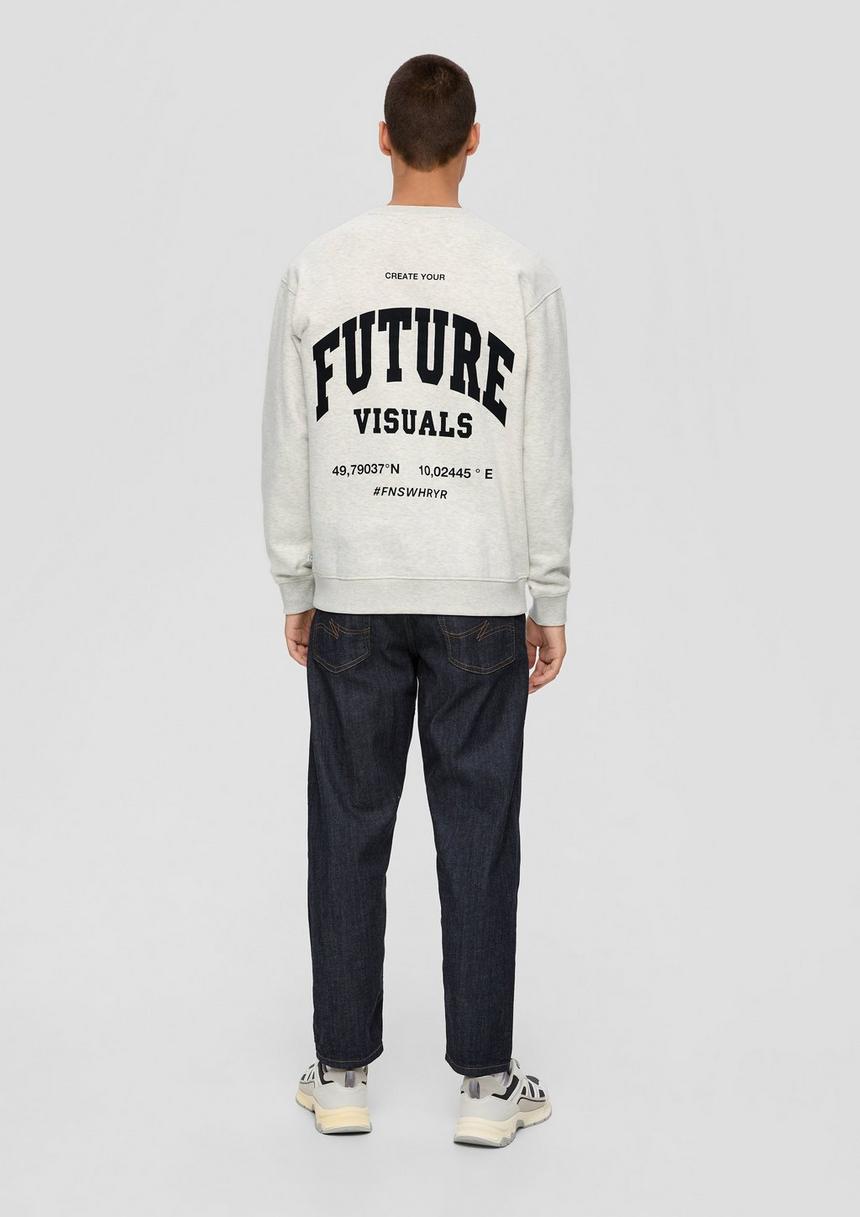 S.Oliver Sweatshirt Mit Großem Rückenprint