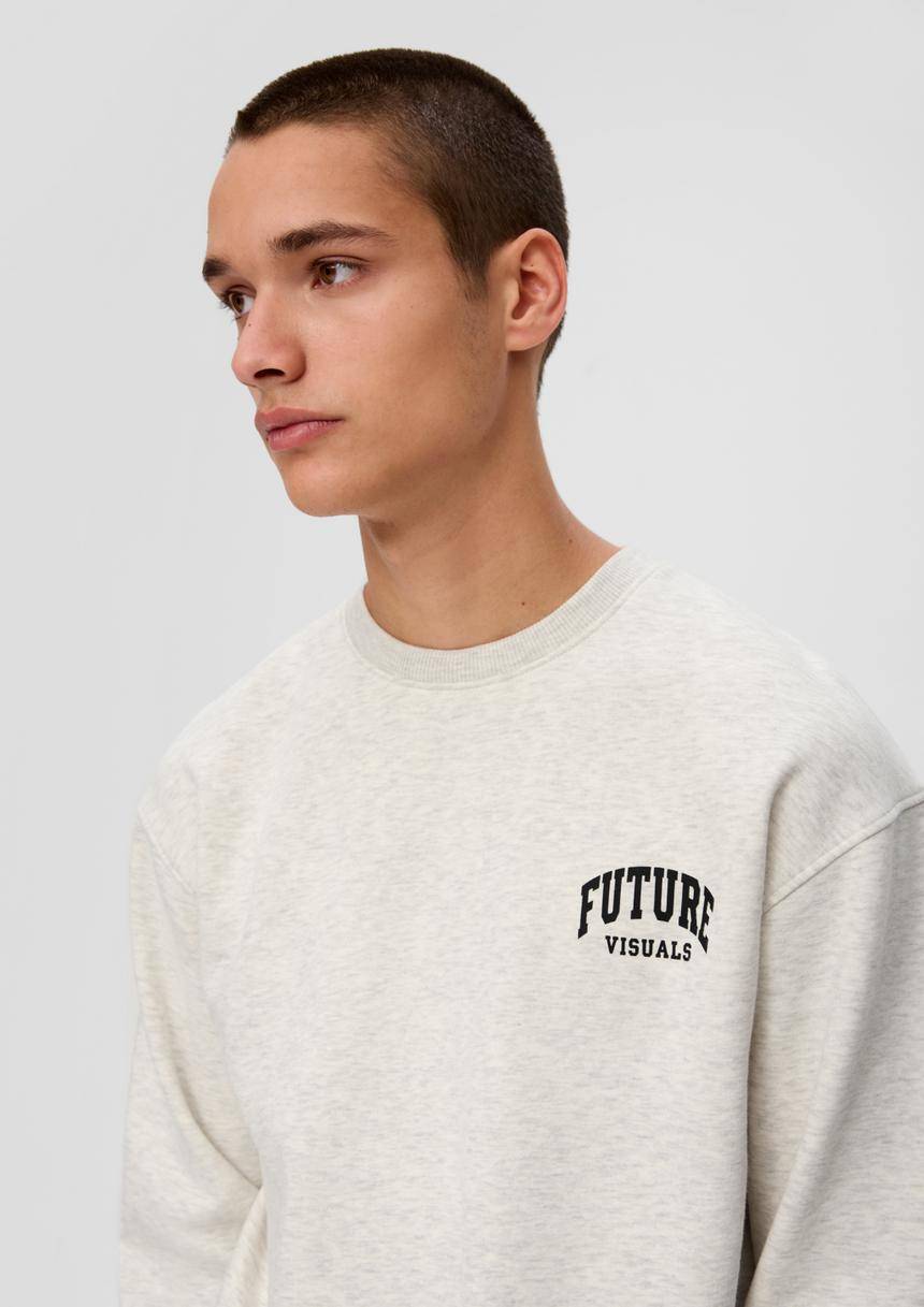 S.Oliver Sweatshirt Mit Großem Rückenprint