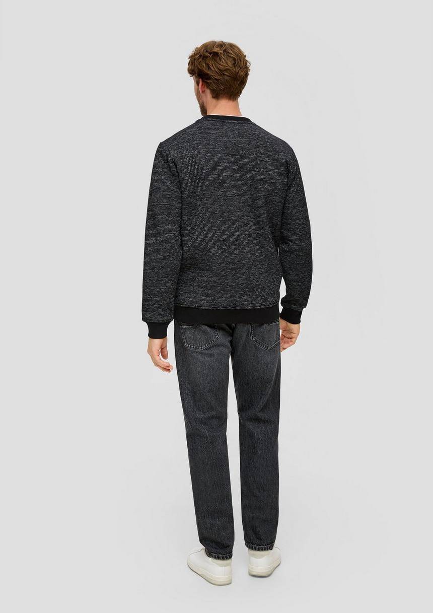 S.Oliver Sweatshirt Mit Gummiertem Schriftprint