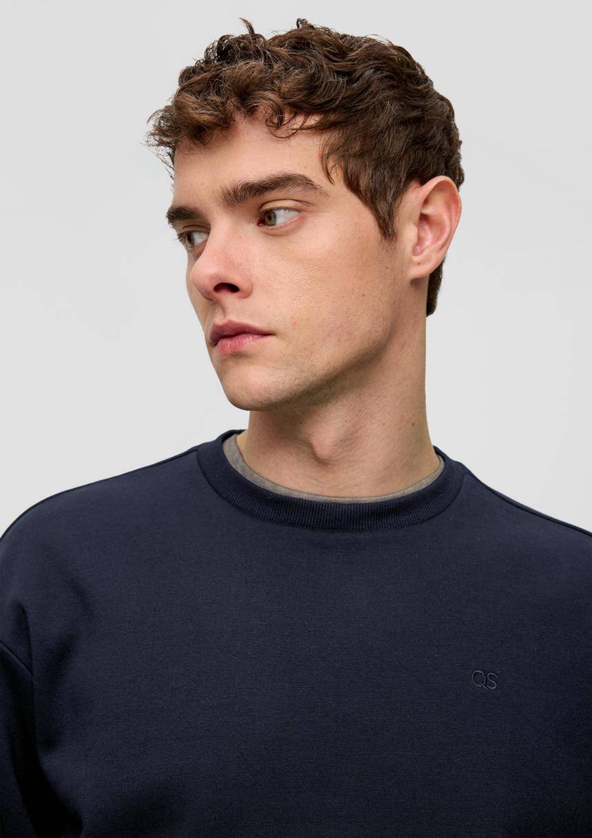 S.Oliver Sweatshirt Mit Logo-Stickerei