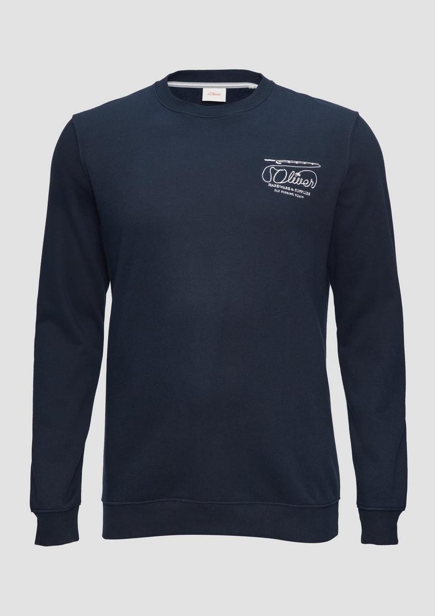 S.Oliver Sweatshirt Mit Stickerei