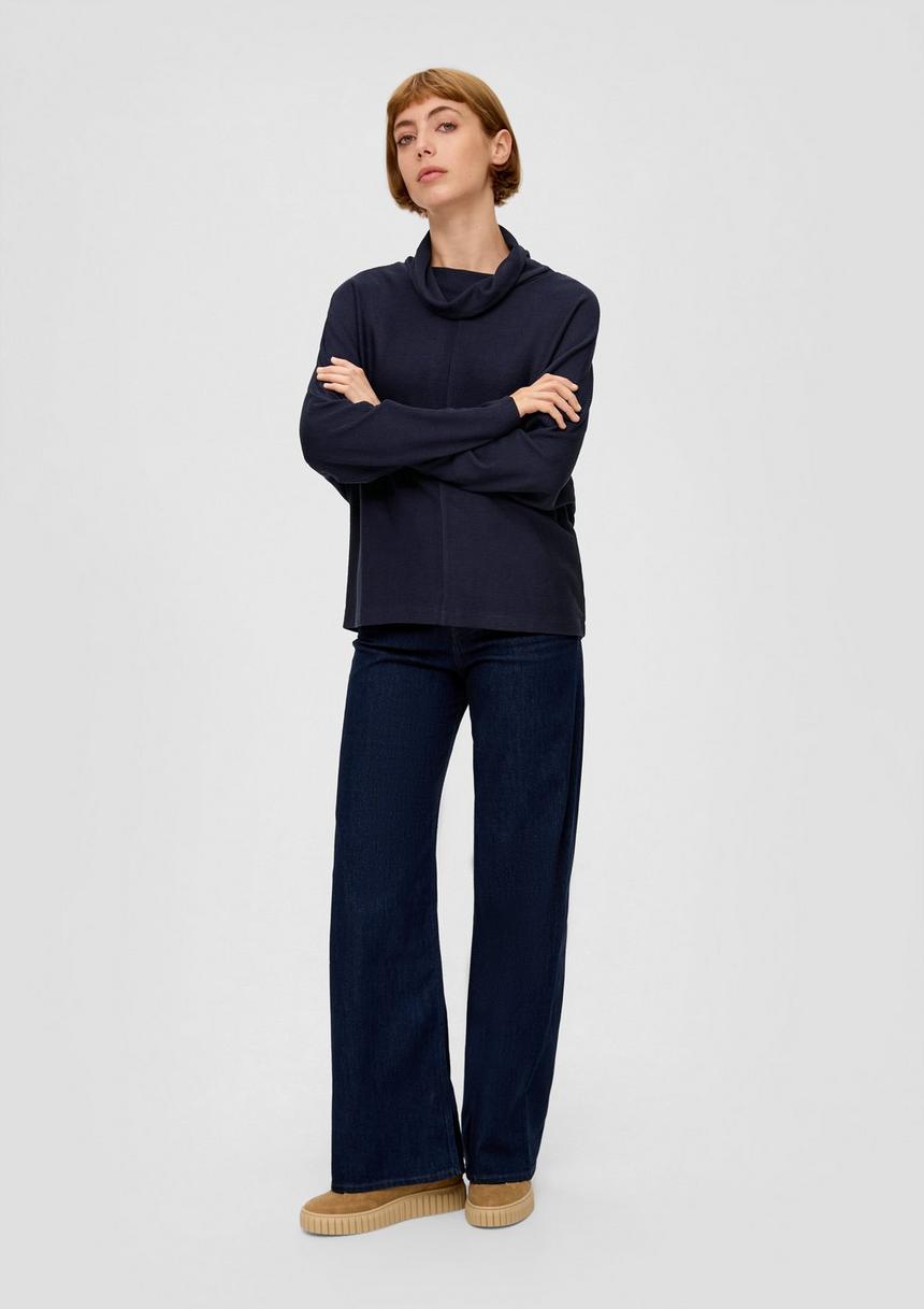 S.Oliver Sweatshirt Mit Struktur