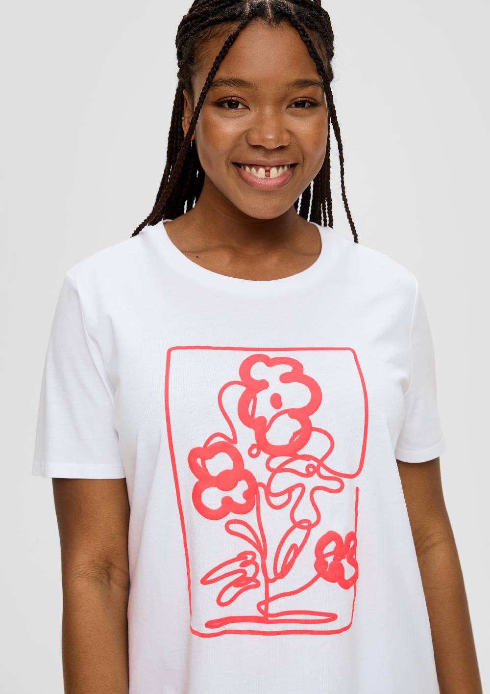 S.Oliver T-Shirt Aus Baumwolle