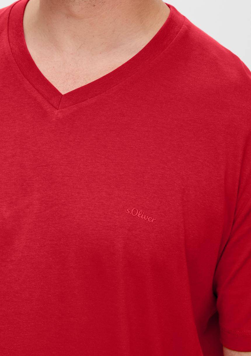 S.Oliver T-Shirt Aus Baumwolle