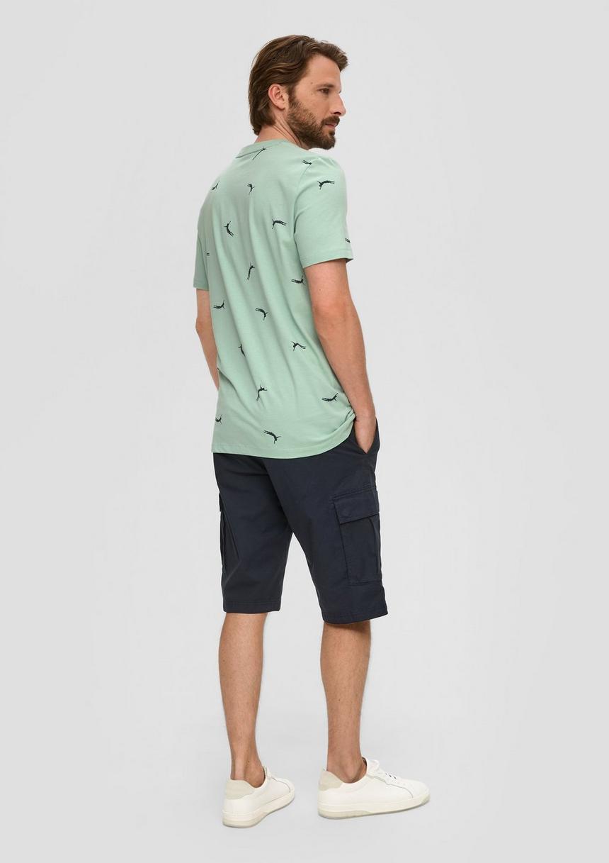 S.Oliver T-Shirt Aus Baumwolle Mit All-over-Print