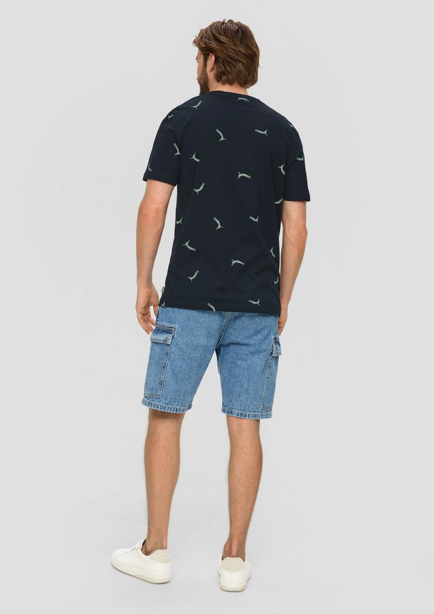 S.Oliver T-Shirt Aus Baumwolle Mit All-over-Print