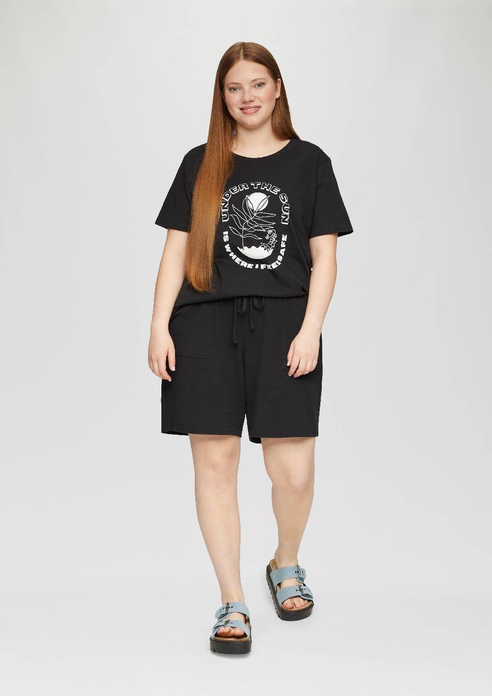 S.Oliver T-Shirt Aus Baumwolle Mit Front-Print