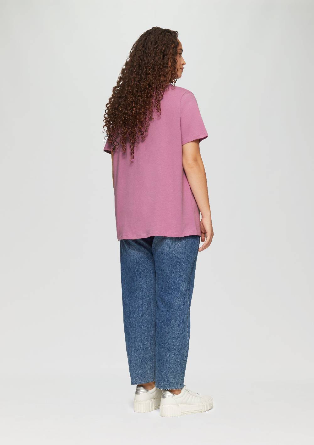 S.Oliver T-Shirt Aus Baumwolle Mit Front-Print