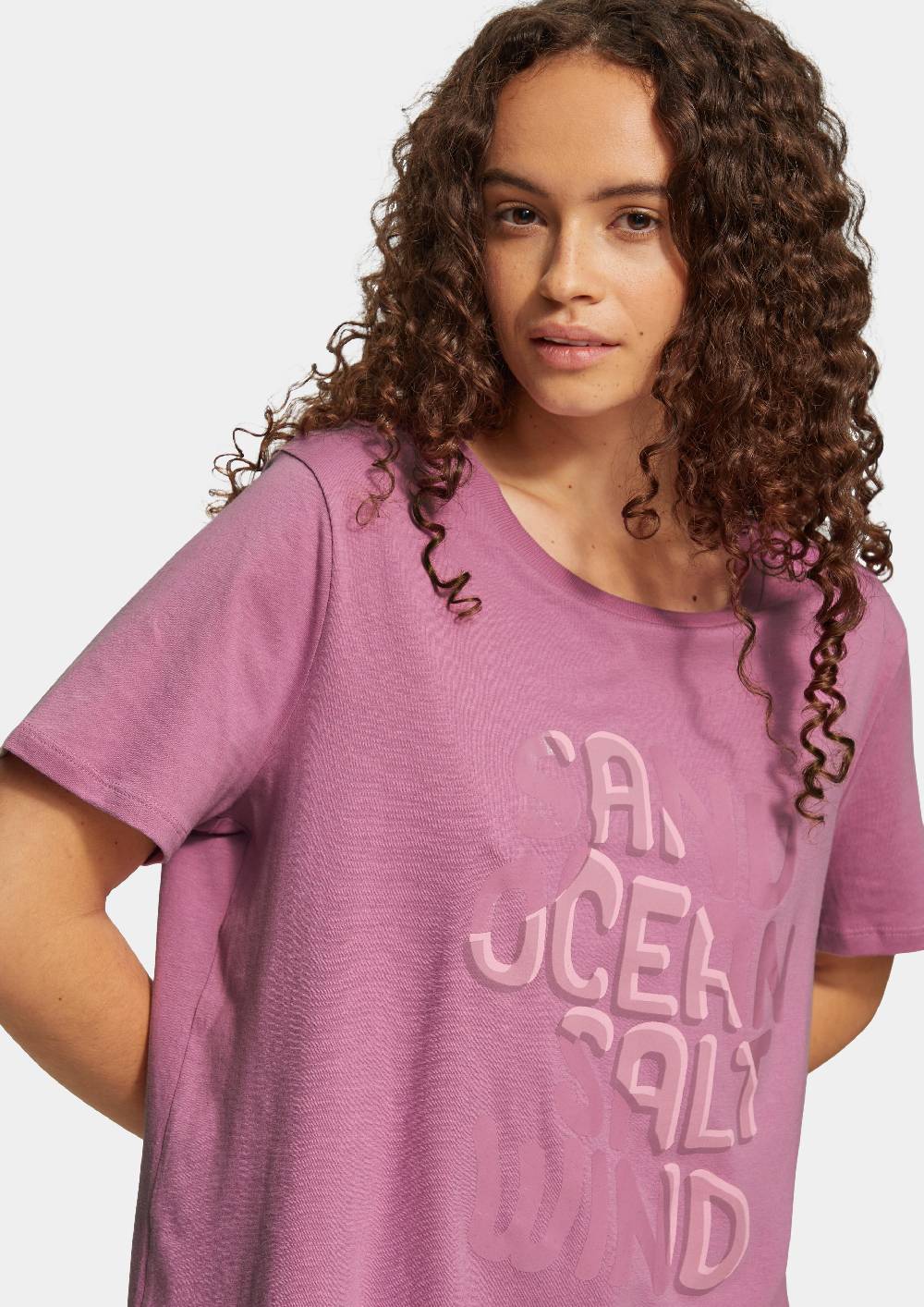 S.Oliver T-Shirt Aus Baumwolle Mit Front-Print