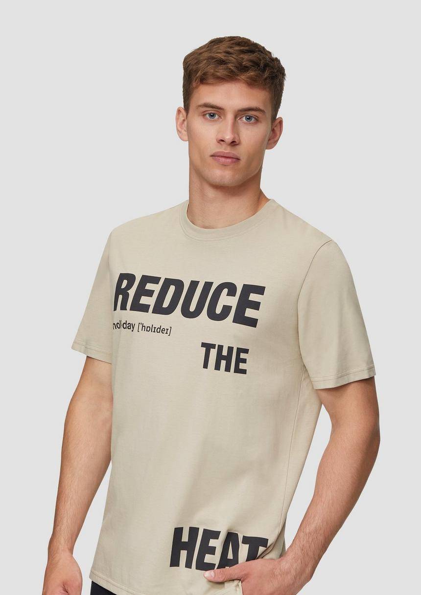 S.Oliver T-Shirt Aus Baumwolle Mit Frontprint