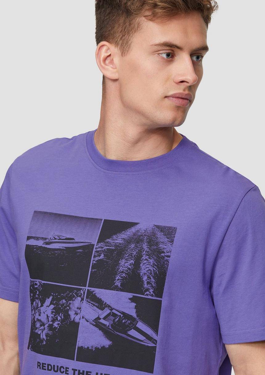 S.Oliver T-Shirt Aus Baumwolle Mit Frontprint