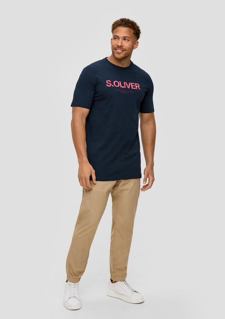 S.Oliver T-Shirt Aus Baumwolle Mit Frontprint