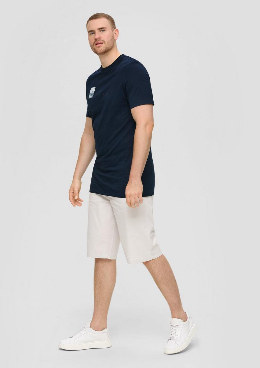 S.Oliver T-Shirt Aus Baumwolle Mit Frontprint
