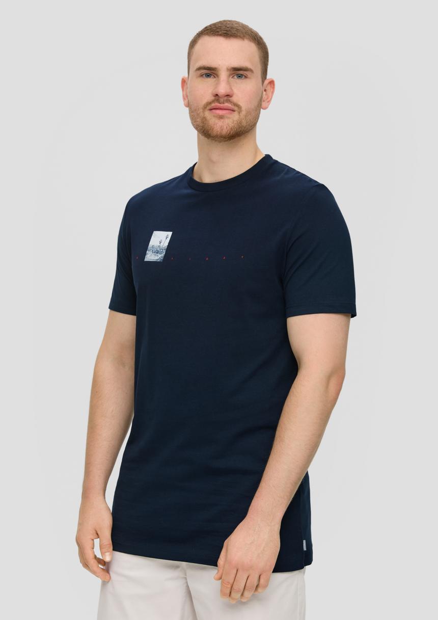 S.Oliver T-Shirt aus Baumwolle mit Frontprint