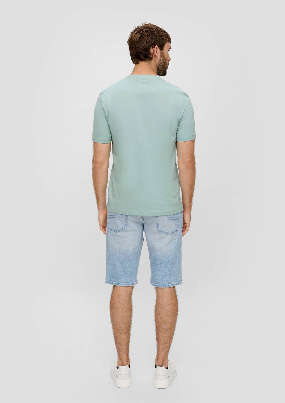 S.Oliver T-Shirt Aus Baumwolle Mit Label-Print