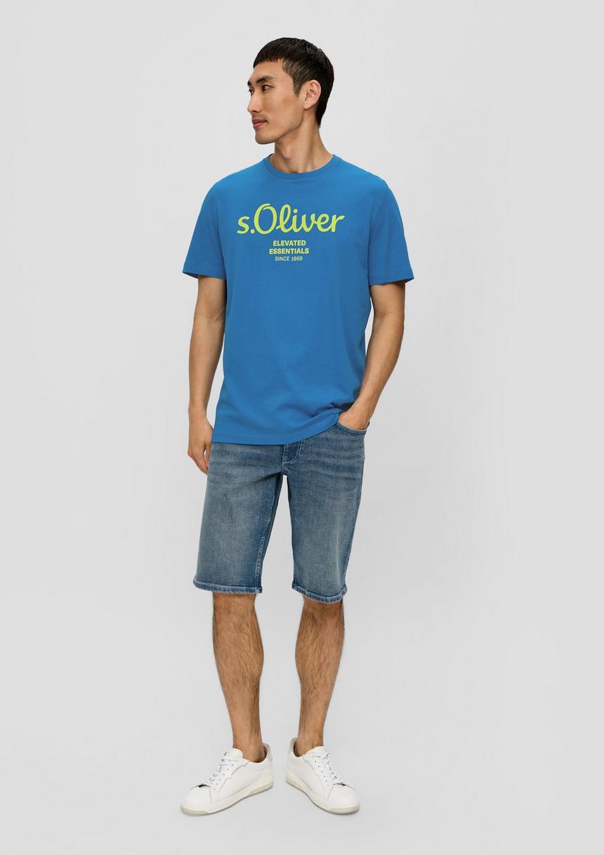 S.Oliver T-Shirt Aus Baumwolle Mit Label-Print