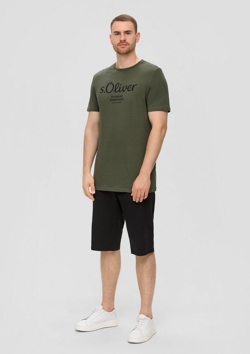 S.Oliver T-Shirt Aus Baumwolle Mit Logo-Print