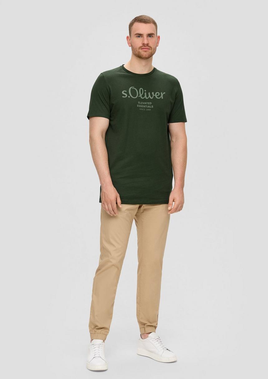 S.Oliver T-Shirt Aus Baumwolle Mit Logo-Print