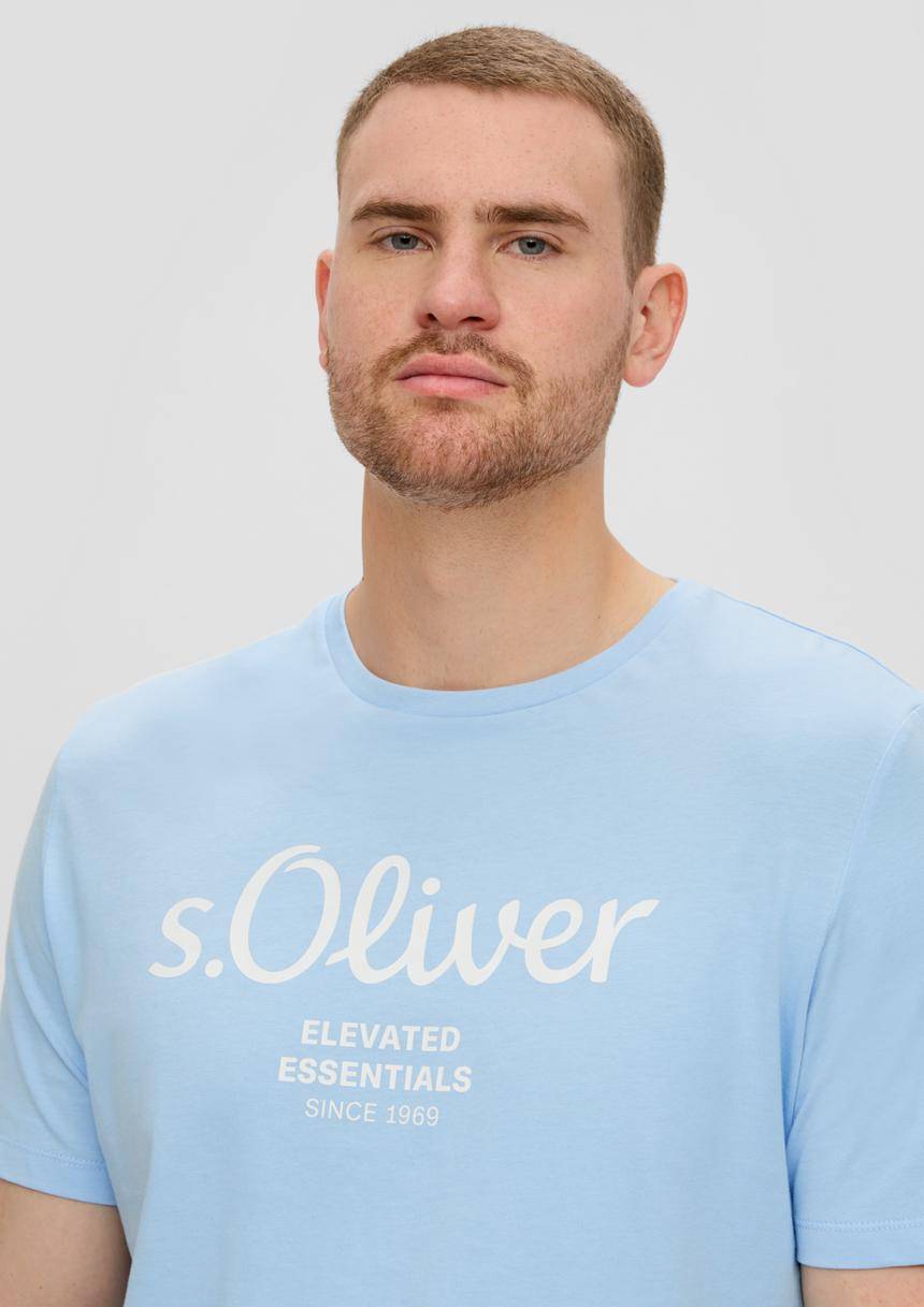 S.Oliver T-Shirt Aus Baumwolle Mit Logo-Print