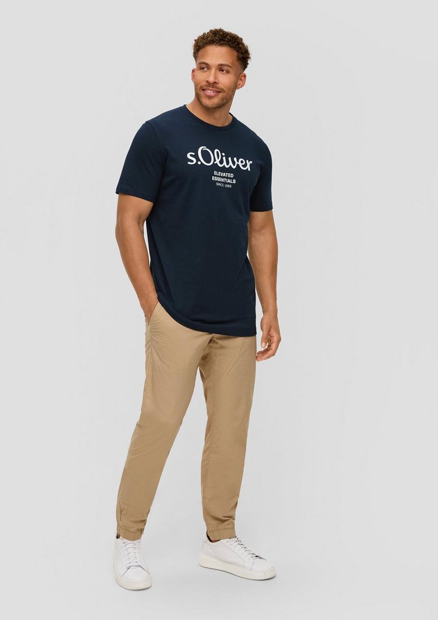 S.Oliver T-Shirt Aus Baumwolle Mit Logo-Print