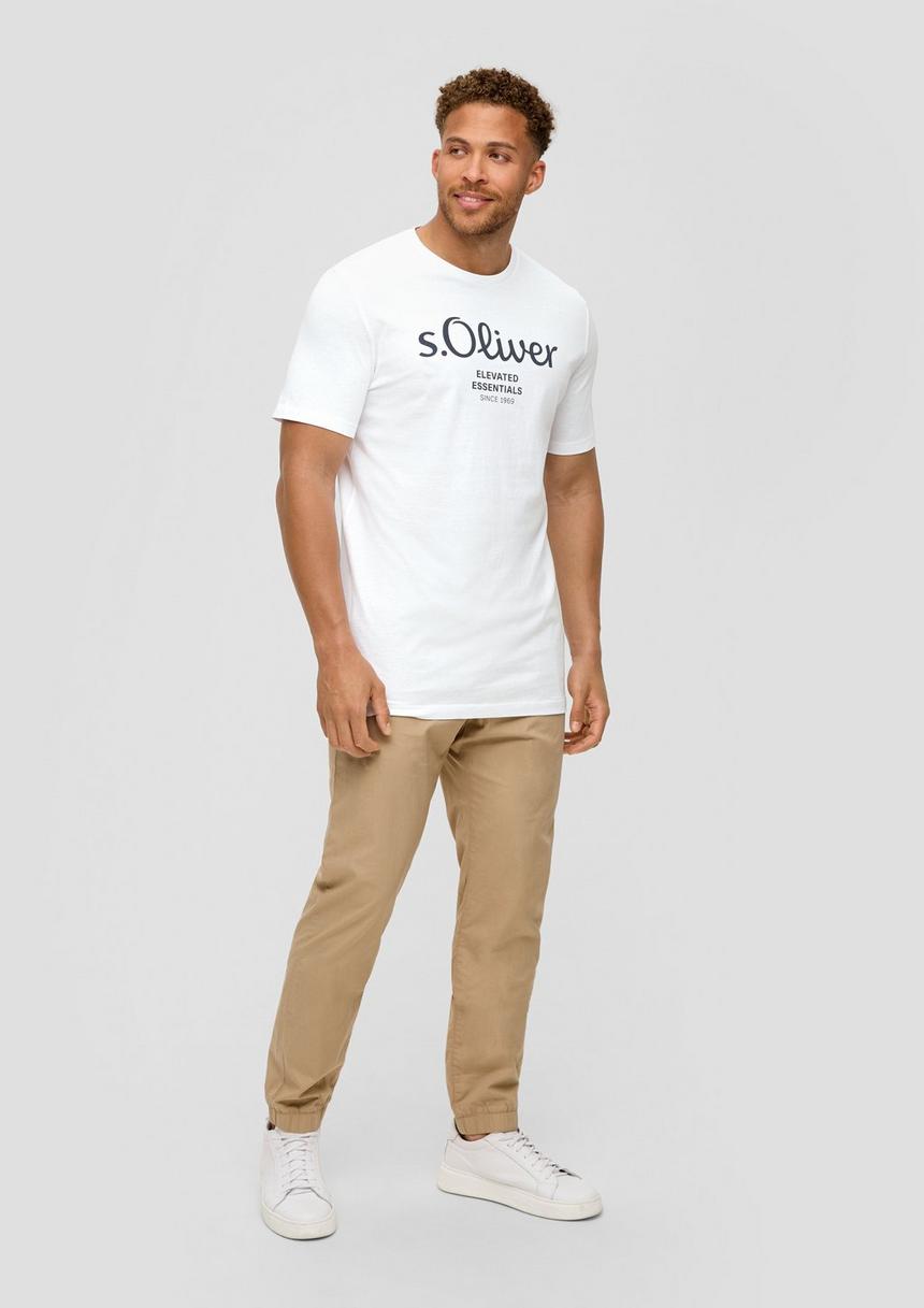 S.Oliver T-Shirt Aus Baumwolle Mit Logo-Print