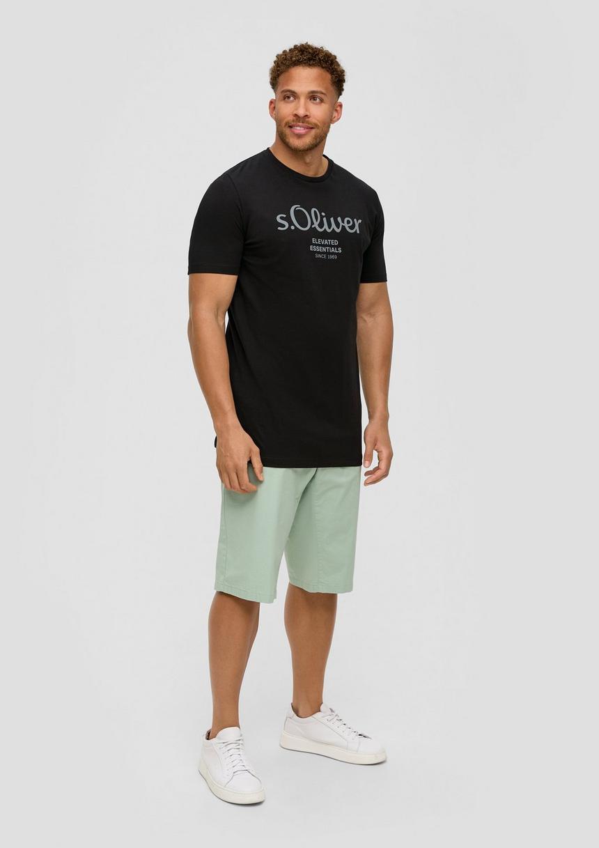 S.Oliver T-Shirt Aus Baumwolle Mit Logo-Print