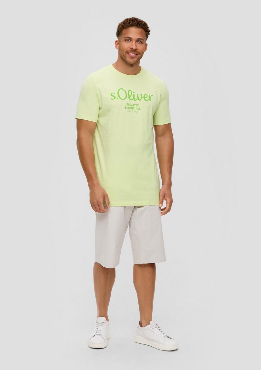 S.Oliver T-Shirt Aus Baumwolle Mit Logo-Print