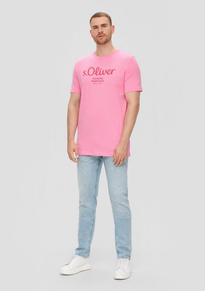 S.Oliver T-Shirt Aus Baumwolle Mit Logo-Print